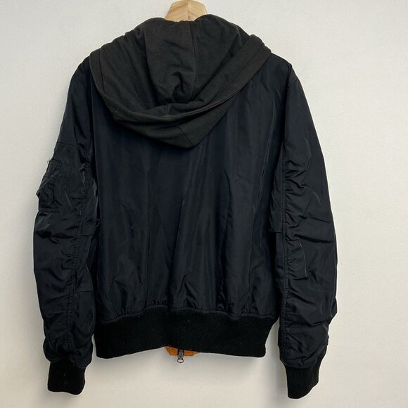 Pacsun Bomber Jacket Men’s Large Hooded - Picture 2 of 10